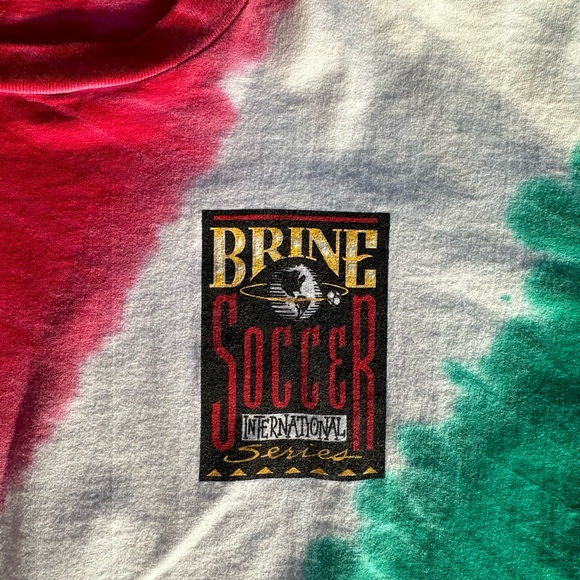 Vintage 90s  ITALY spell out  tie-dye tee - Picture 5 of 6